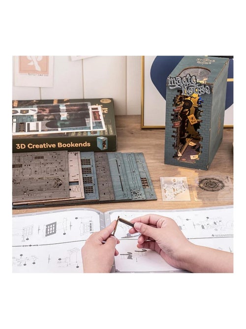 Serre livre en bois Magic House - Kiabi