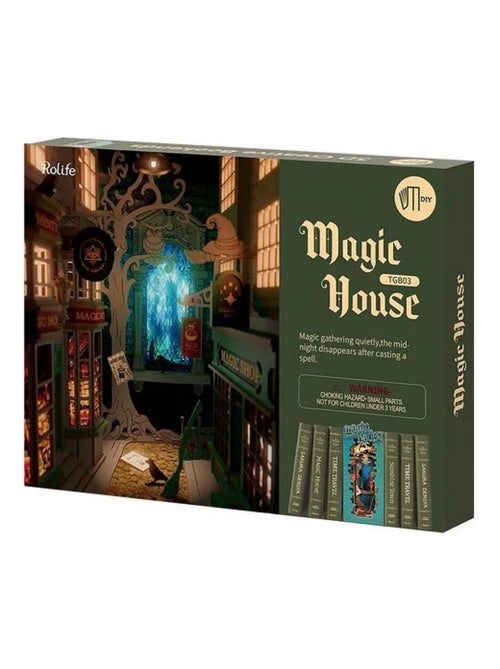 Serre livre en bois Magic House - Kiabi