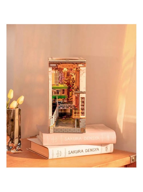 Serre livre en bois Sakura Densya - Kiabi