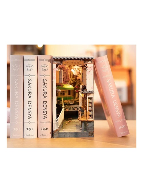 Serre livre en bois Sakura Densya - Kiabi