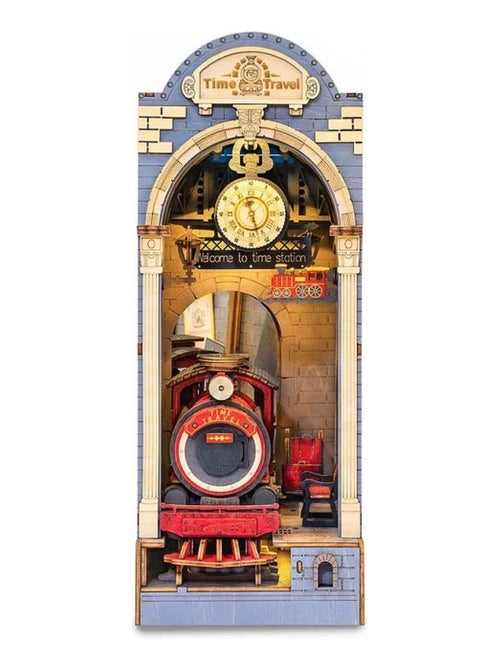 Serre livre en bois Time Travel - Kiabi