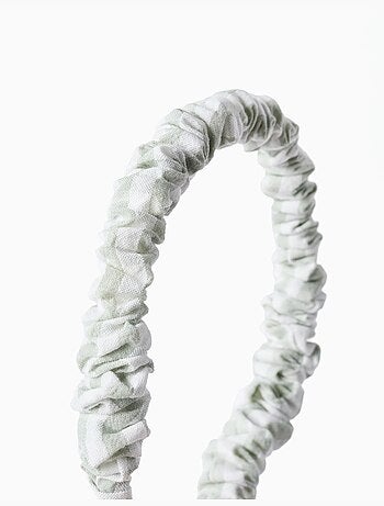 Serre-tête à motif Vichy avec nœud B&S