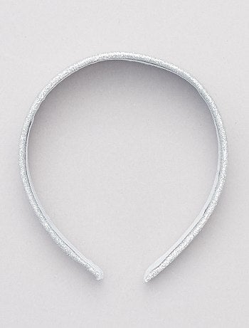 Serre-tête argenté