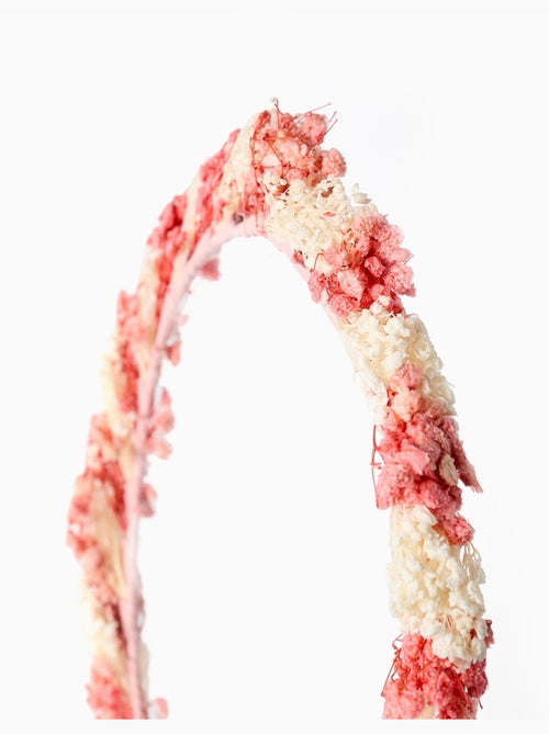 Serre-tête avec application de fleurs et leins à nouer - Kiabi