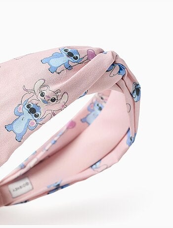 Serre-tête avec imprimé Stitch et Angel
