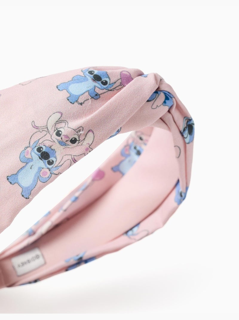 Serre-tête avec imprimé stitch et angel Rose - Kiabi