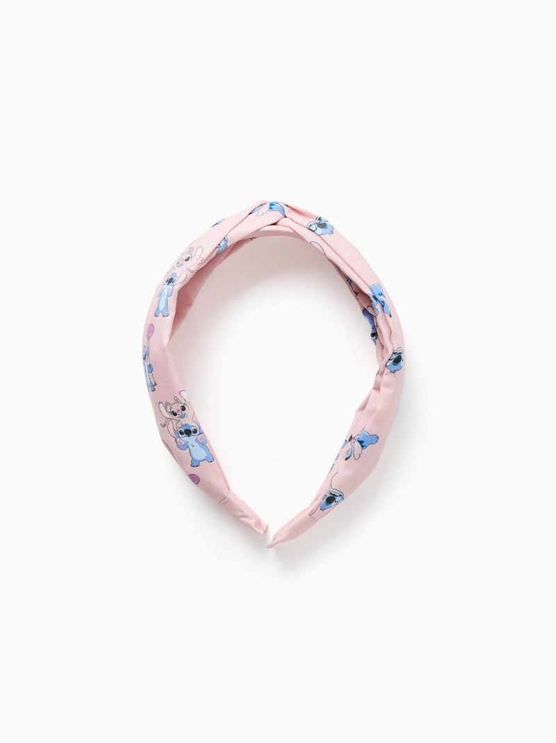 Serre-tête avec imprimé stitch et angel Rose - Kiabi