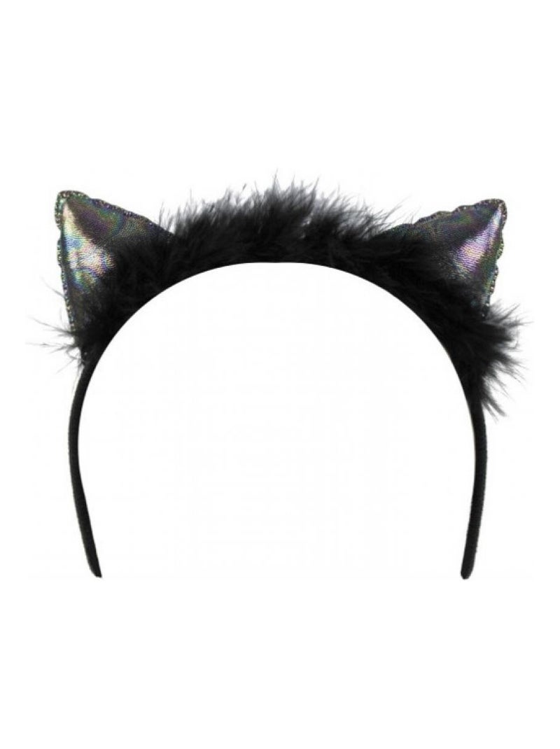 Serre Tete black cat Irise Multicolore - Kiabi