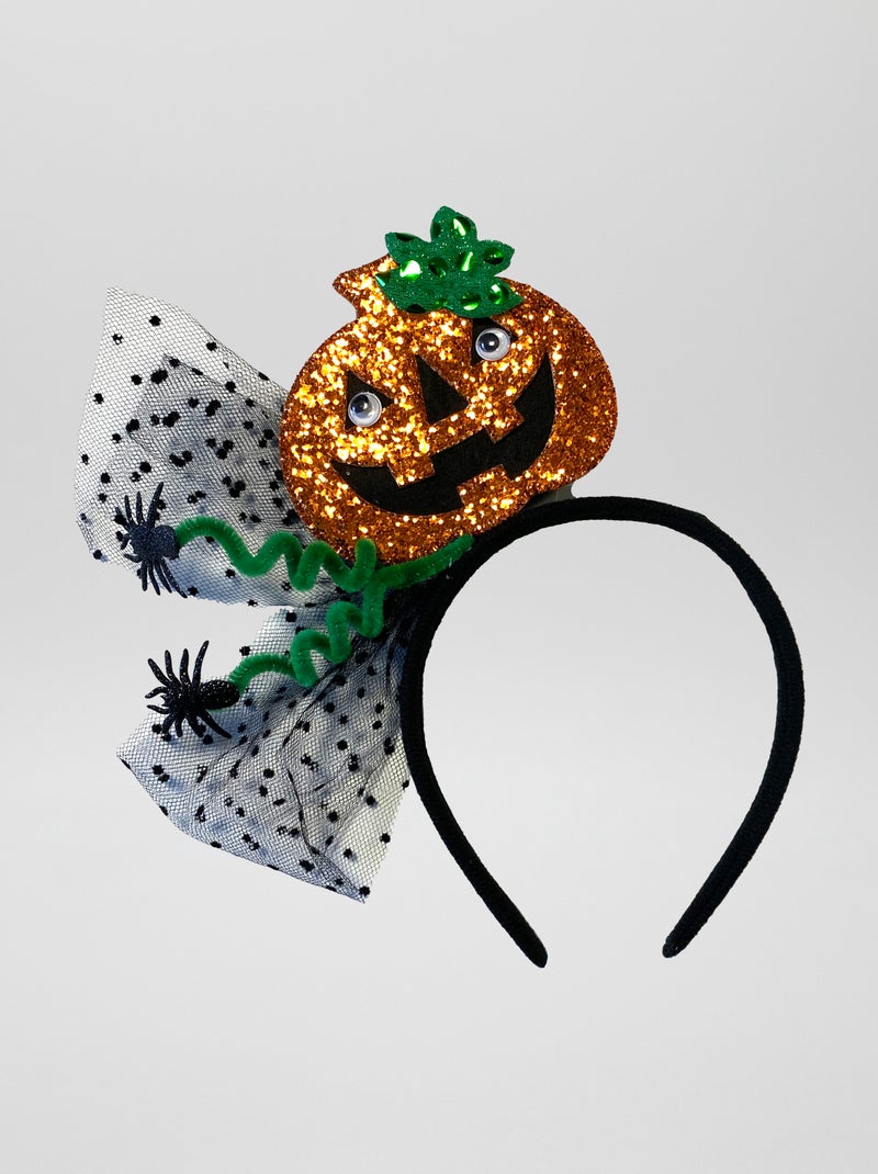 Serre-tête 'citrouille' halloween Orange - Kiabi