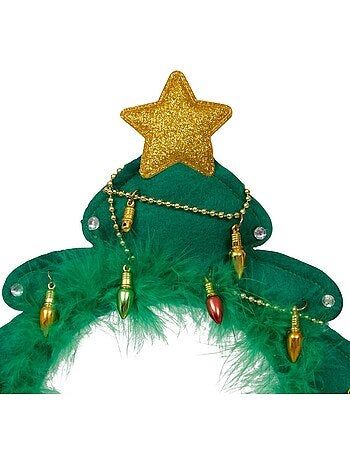 Serre-tête de noël adulte motif sapin