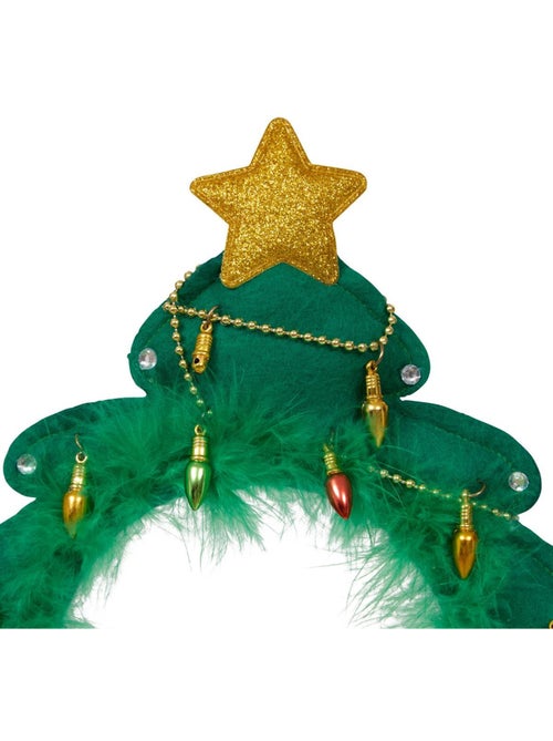 Serre-tête de noël adulte motif sapin - Kiabi