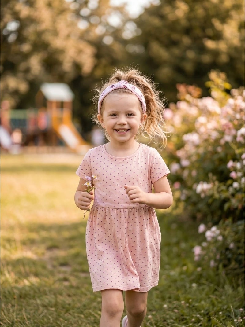 Serre-tête en bambou minnie mouse disney Rose - Kiabi