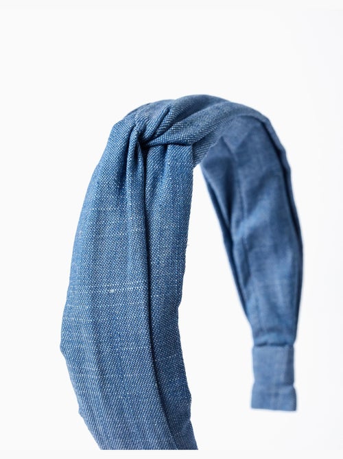 Serre-tête en jean avec nœud sur le dessus - Kiabi