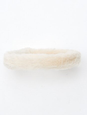 Serre-tête en maille peluche