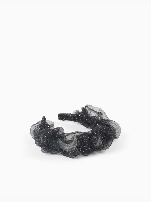 Serre-tête en tulle avec étoiles et lunes - Kiabi
