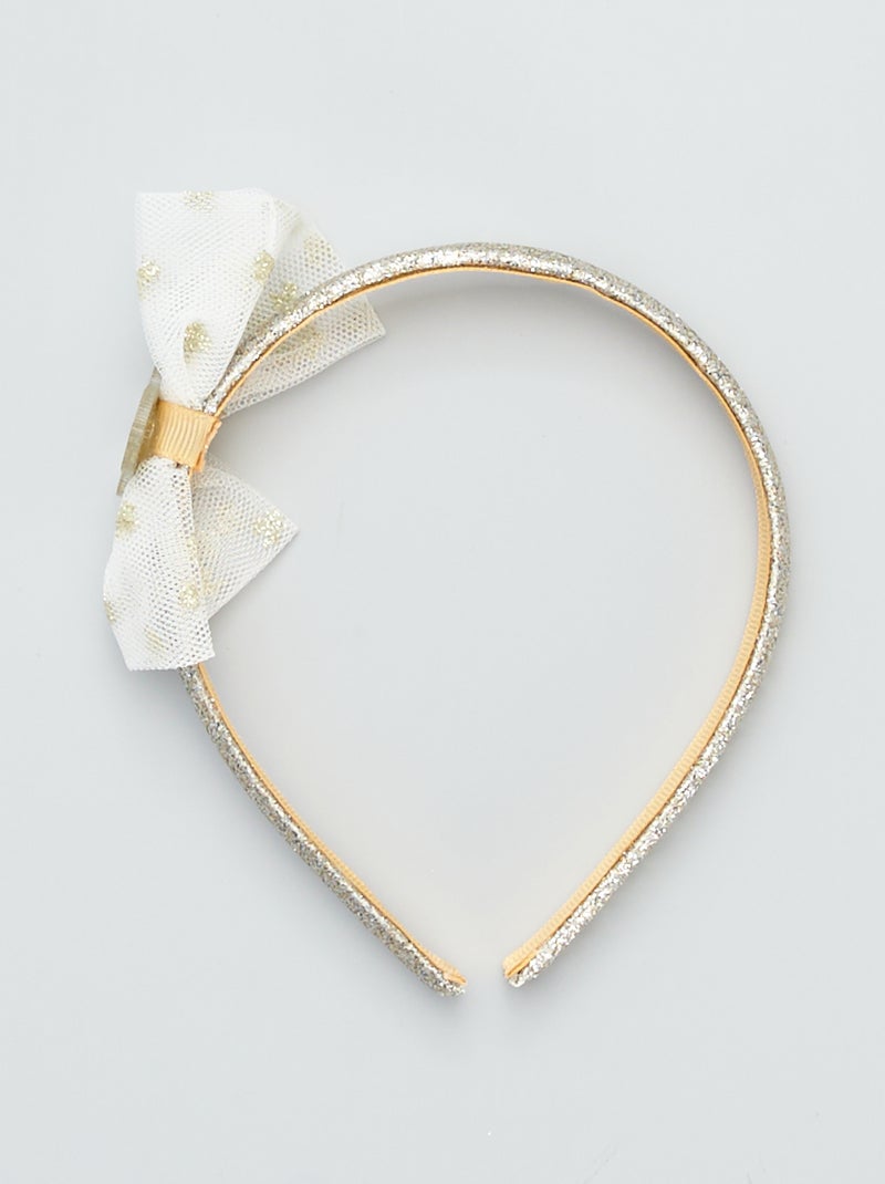 Serre tête 'Minnie' blanc - Kiabi