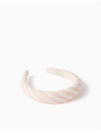 Serre-tête rembourré à rayures