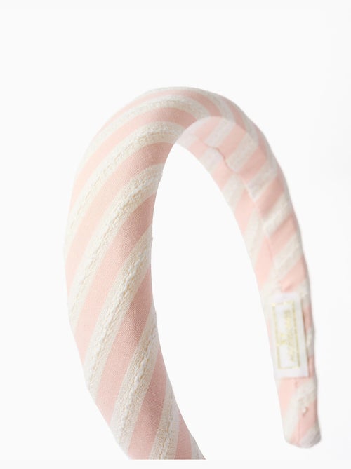 Serre-tête rembourré à rayures - Kiabi