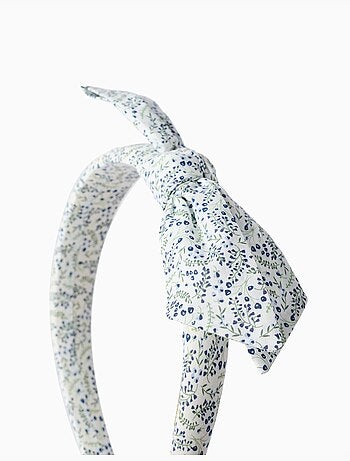 Serre-tête rembourré avec motif floral et nœud You&Me