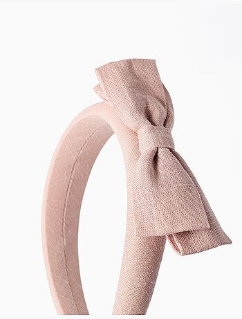 Serre-tête rembourré avec nœud sur le dessus