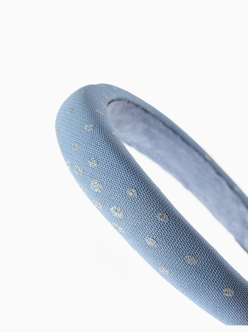 Serre-tête rembourré en tulle avec lurex - Kiabi