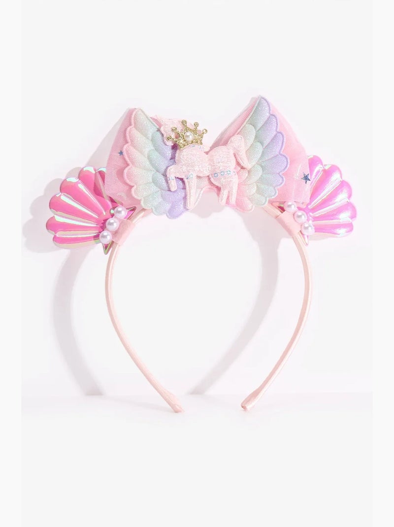 Serre-tête shell fille penti Rose - Kiabi