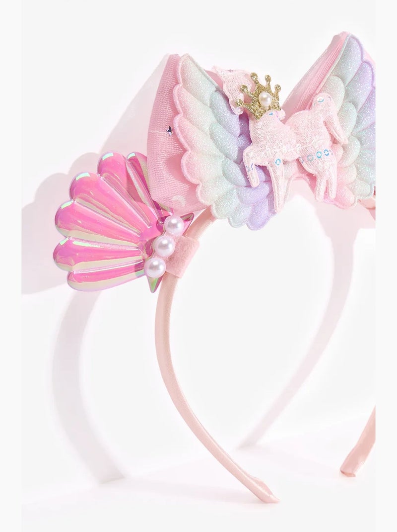 Serre-tête shell fille penti Rose - Kiabi