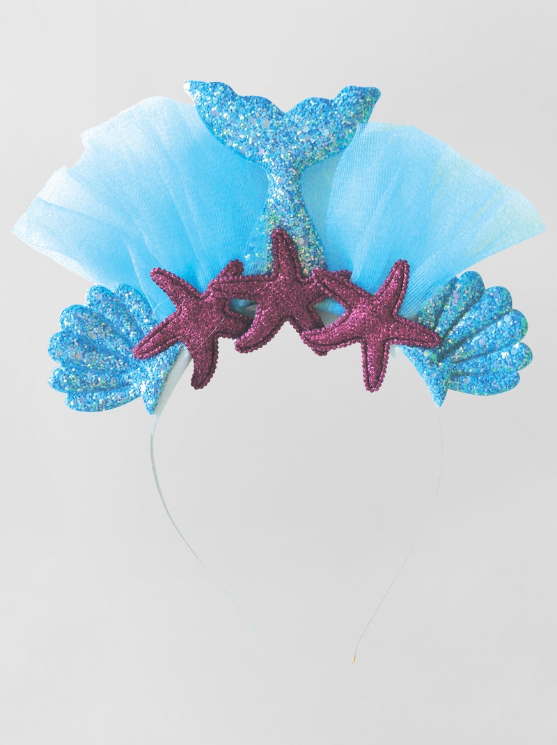 Serre tête 'sirène' bleu - Kiabi