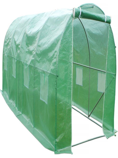 SERRE TUNNEL DE JARDIN ALTHEA - 9M² - 4.5 X 2 X 2 - Kiabi