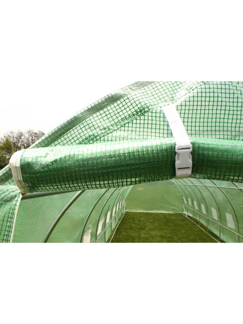 SERRE TUNNEL DE JARDIN ALTHEA - 9M² - 4.5 X 2 X 2 Vert - Kiabi