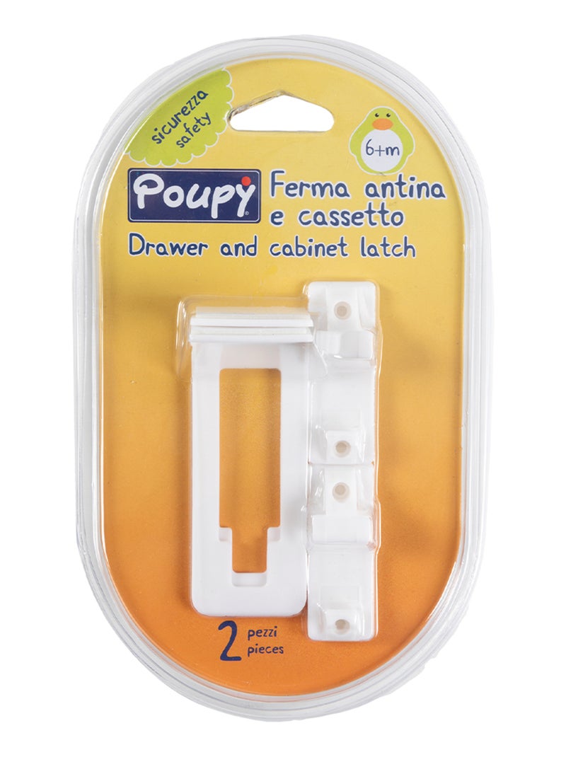 Serrure de sécurité pour enfant - Poupy Blanc - Kiabi