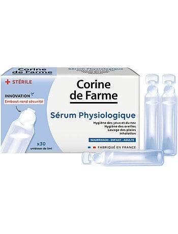 Sérum Physiologique embout rond sécurité x30