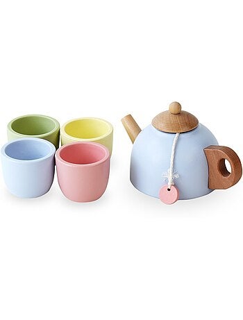 Service a the bois enfant 20x15cm plateau 7 pieces jouet mamabrum