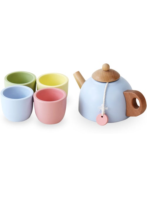 Service a the bois enfant 20x15cm plateau 7 pieces jouet mamabrum - Kiabi Service a the bois enfant 20x15cm plateau 7 pieces jouet mamabrum - Kiabi