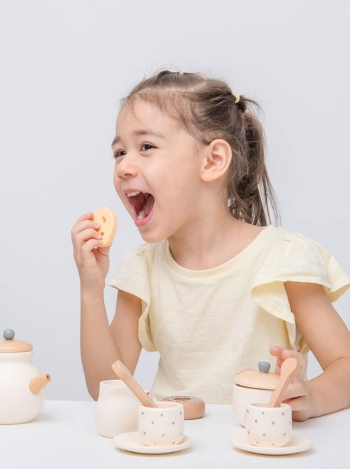 Service à thé en bois - Kiabi