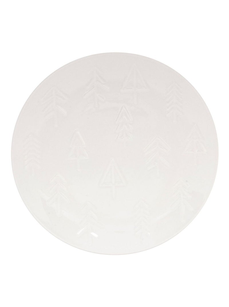 Service vaisselle 18 pièces SAPIN Blanc - Kiabi