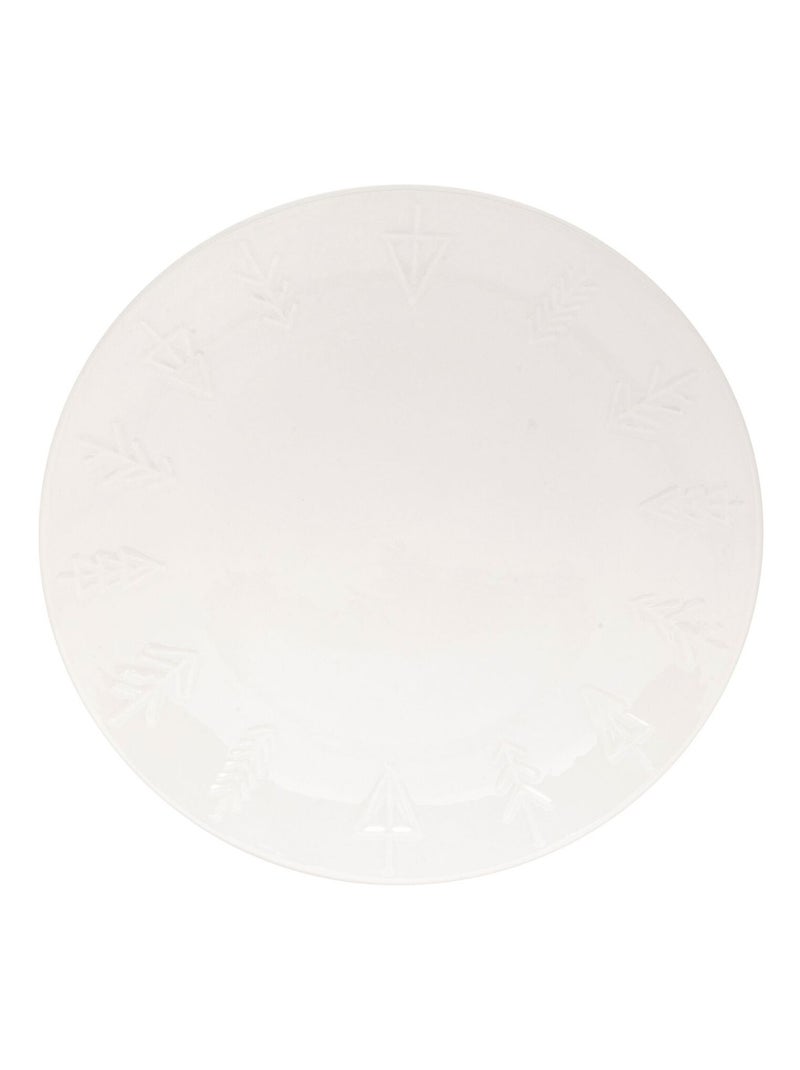 Service vaisselle 18 pièces SAPIN Blanc - Kiabi