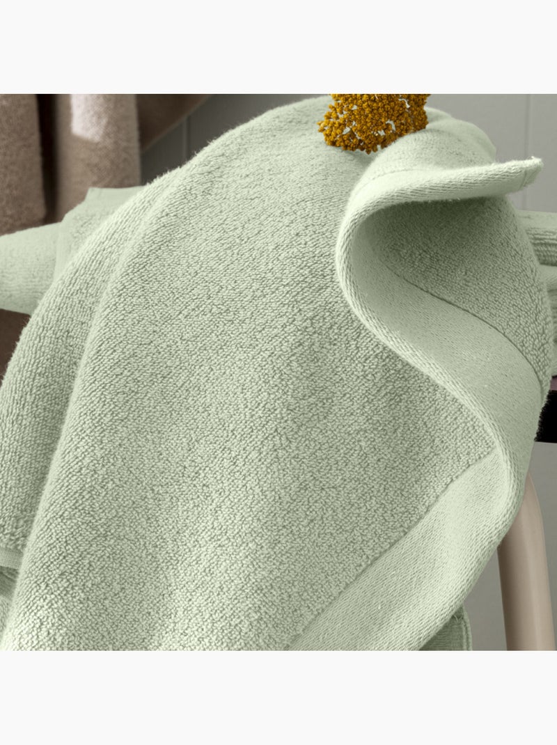 Serviette - coton pur - 100% coton Beige clair - Kiabi