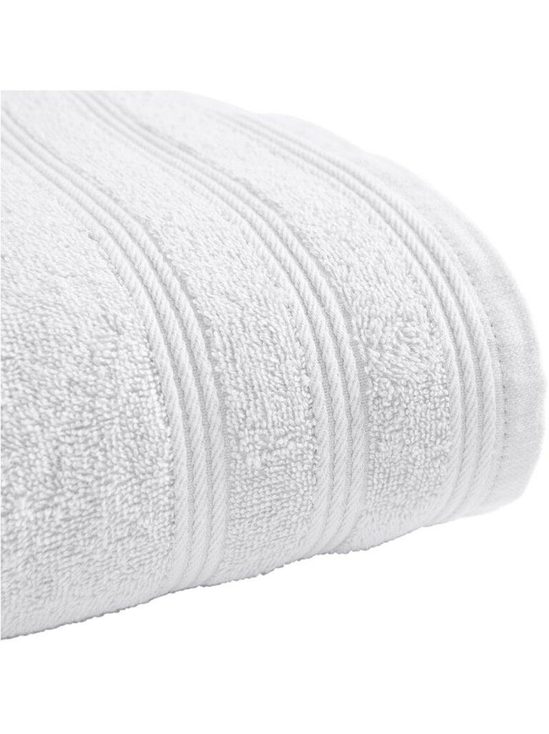 Serviette - Coton Pur - 100% Coton Blanc - Kiabi