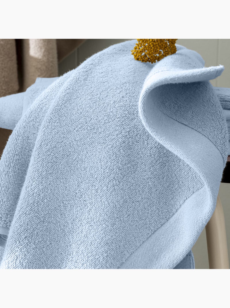 Serviette - coton pur - 100% coton Bleu clair - Kiabi