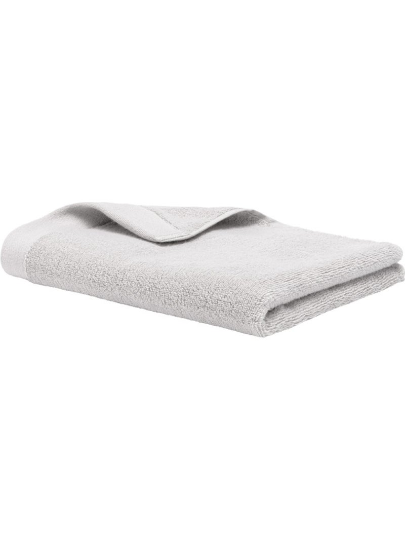 Serviette - coton pur - 100% coton Gris clair - Kiabi