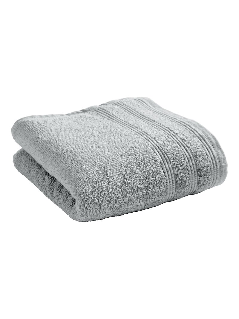 Serviette - Coton Pur - 100% Coton Gris perle - Kiabi