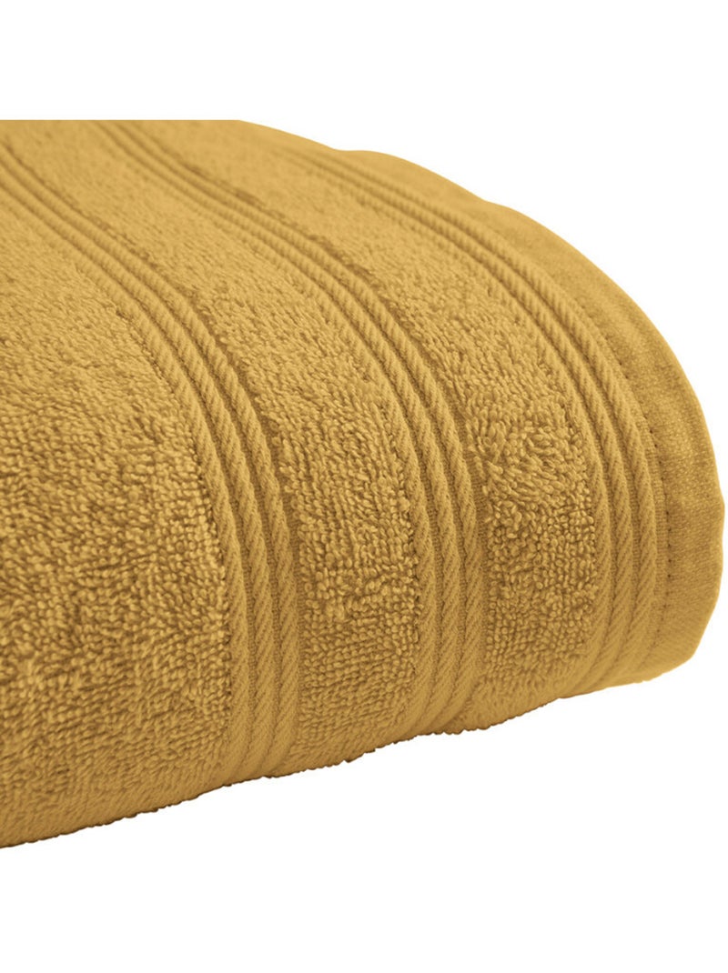 Serviette - Coton Pur - 100% Coton Jaune - Kiabi