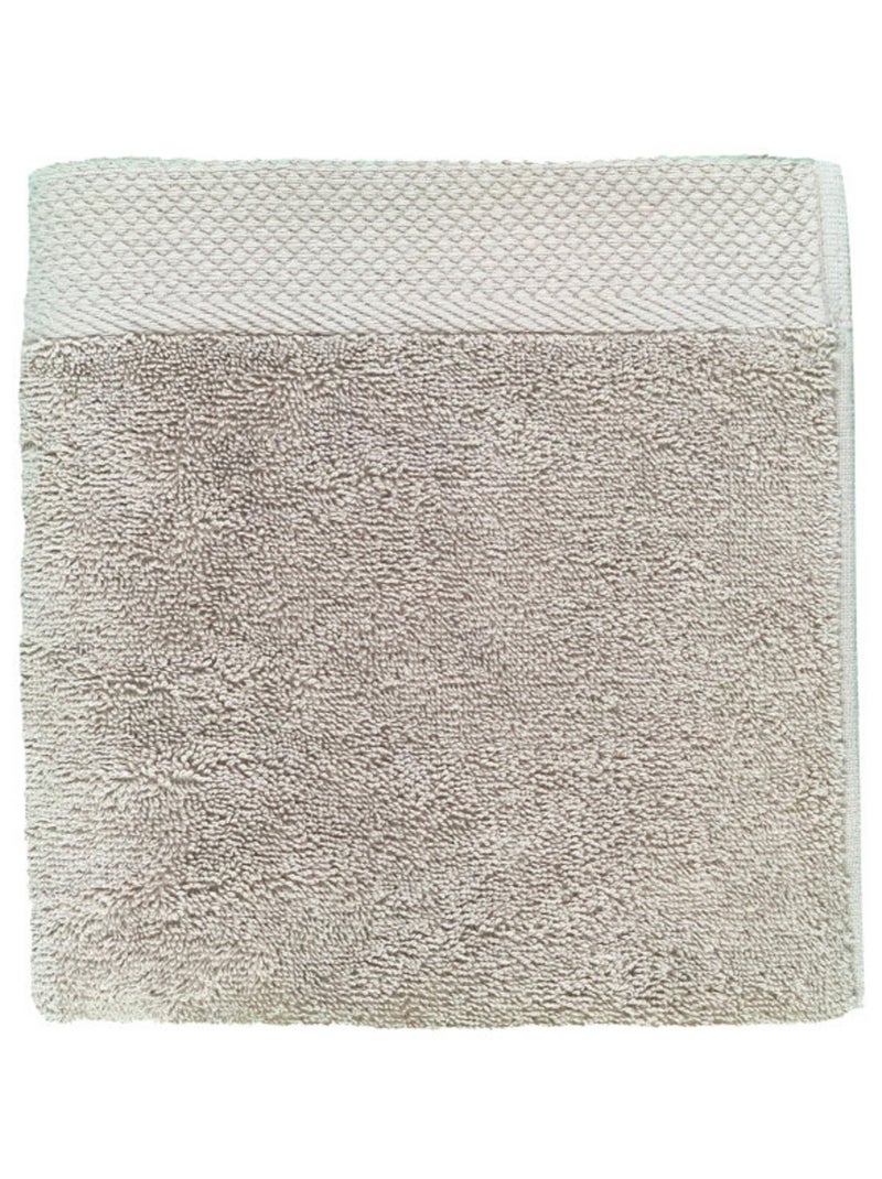 Serviette - Coton Pur - 100% Coton peigné longues fibres Beige sable - Kiabi