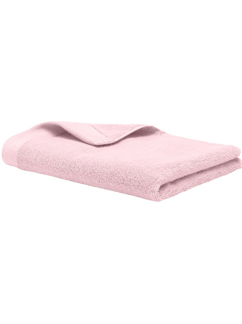 Serviette - coton pur - 100% coton Rose clair - Kiabi