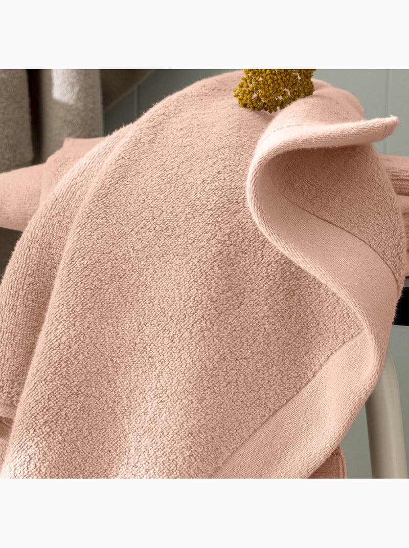 Serviette - coton pur - 100% coton Rose - Kiabi