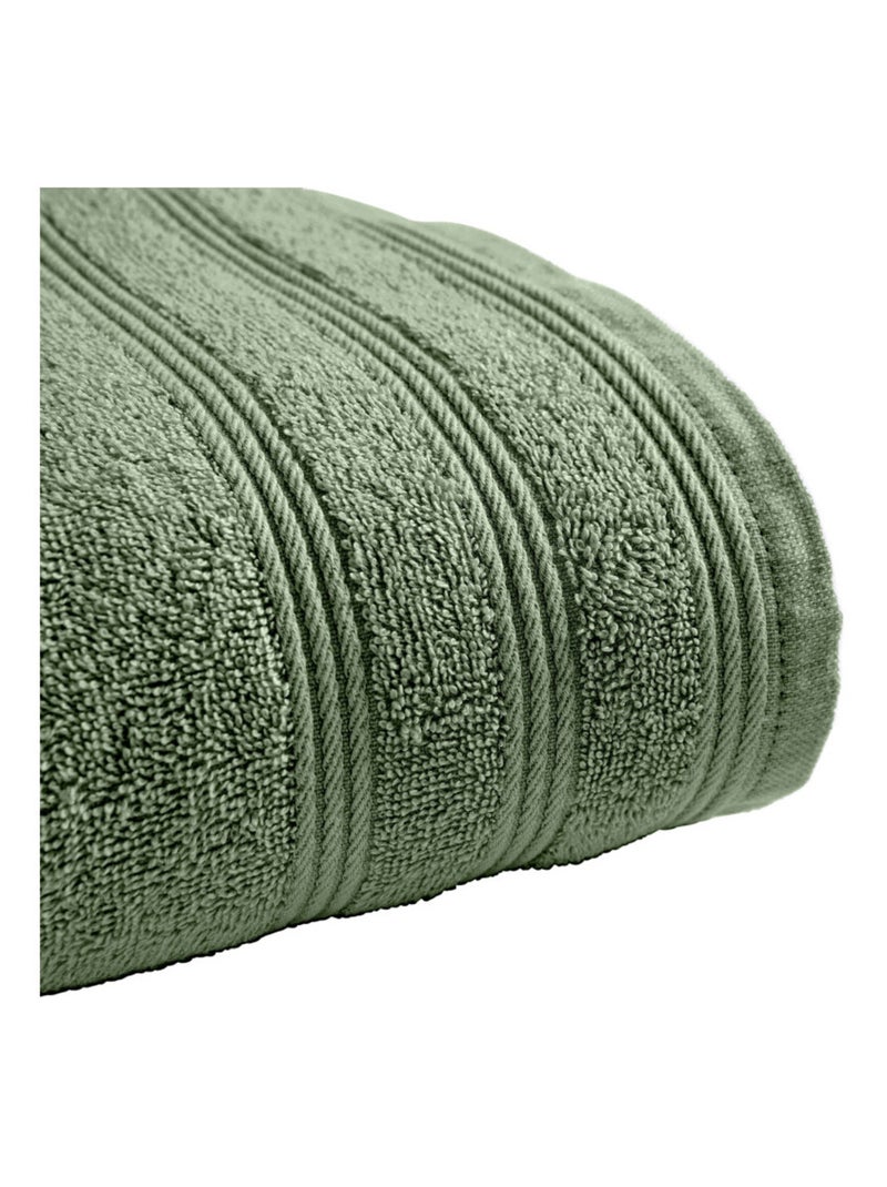 Serviette - Coton Pur - 100% Coton Vert chèvrefeuille - Kiabi