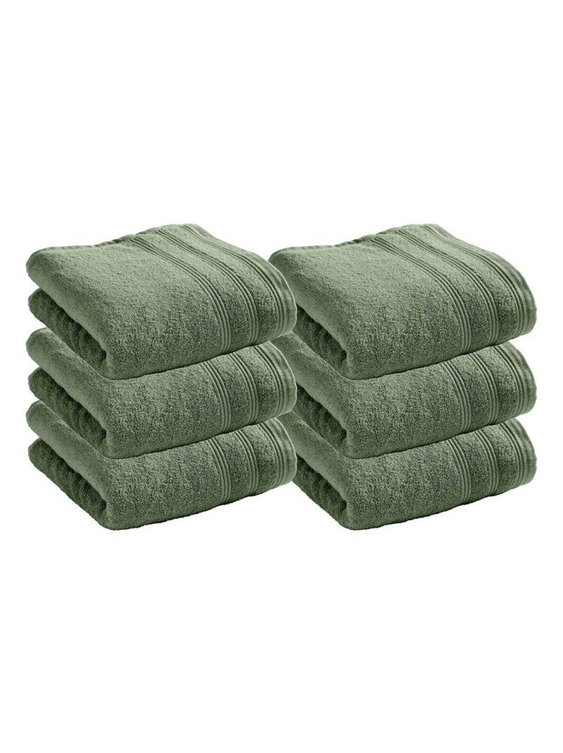 Serviette - Coton Pur - 100% Coton Vert chèvrefeuille - Kiabi