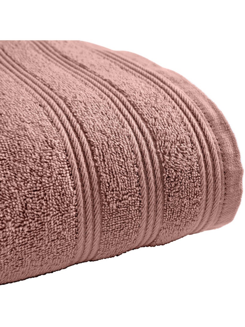 Serviette - Coton Pur - 100% Coton Vieux rose - Kiabi