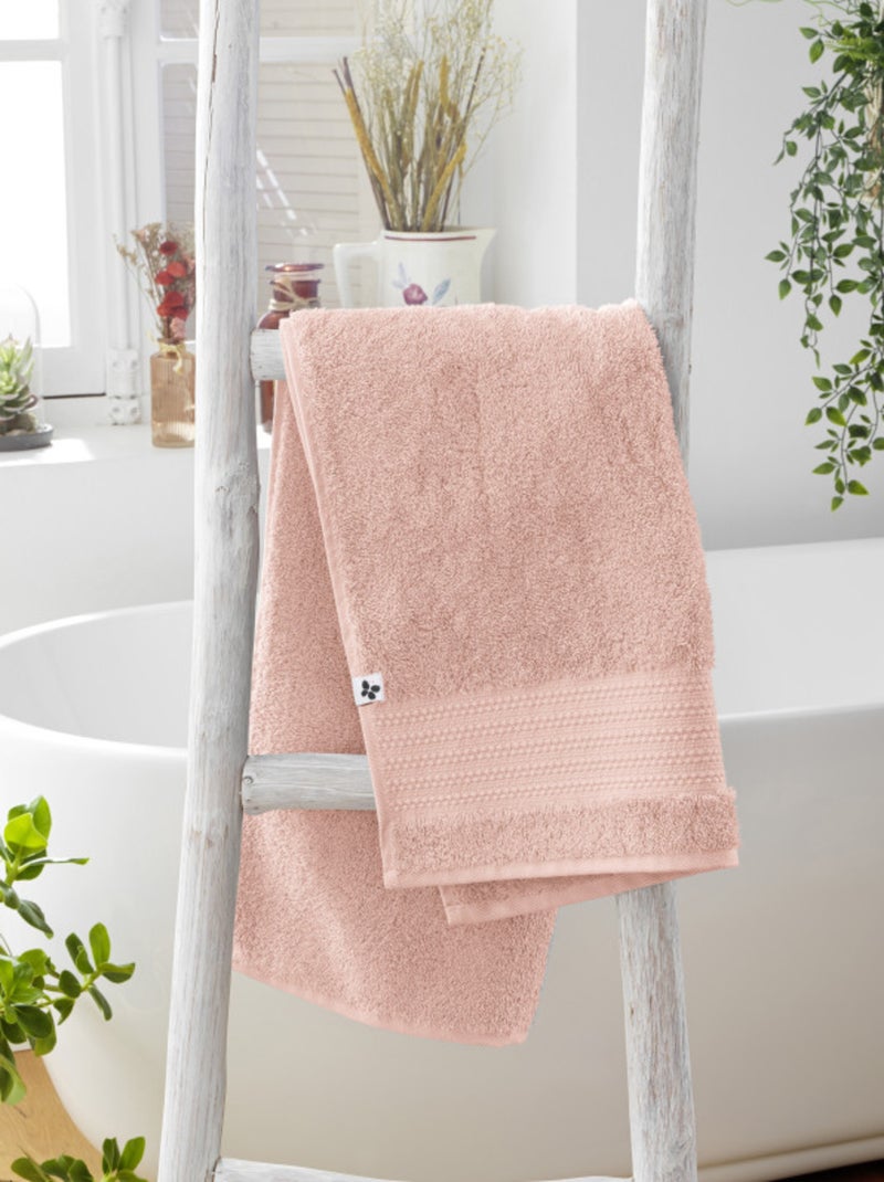 Serviette - l'effet papillon - 100% coton bio Rose - Kiabi